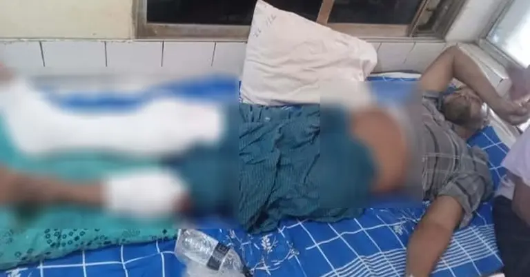 আহত ব্যবসায়ী